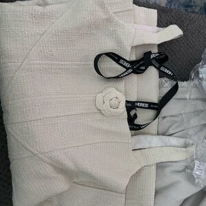 Elegant Cream Mini Dress